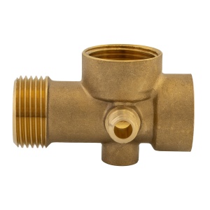 Teu de lagatura din alama cu 5 cai 8cm 170g, Elefant - Img 2
