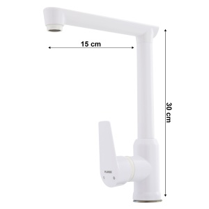 Baterie bucatarie din plastic PLAMIX Mario-017 White - Img 3
