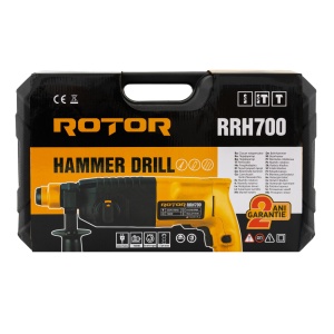 Ciocan rotopercutor ROTOR RRH700 , Putere 700W , 870 RPM, - Img 10
