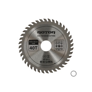 Disc taiat lemn ROTOR 115*22,23 40T