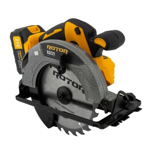 Fierastrau circular pe acumulator ROTOR RSC21, 21V/ 3Ah, 1000 W, 4300 rot/min, Brushless - Img 3