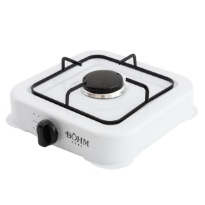 Plită cu un arzător pe gaz BÖHM BG-2811-W alb - Img 3