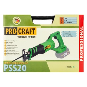 PSS20 Procraft fierastrau tip Sabie pe acumulator de 20 V - Img 10
