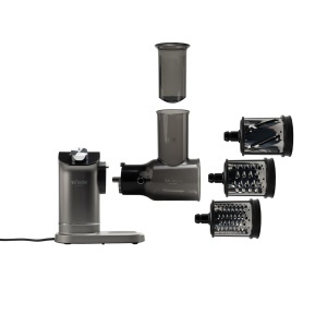 Storcător de fructe și legume cu presare la rece și răzătoare multifuncțională, 150 W,Material Fără BPA, BÖHM BM1533SM - Img 3