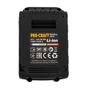 Acumulator PROCRAFT 20V 4Ah - Img 4