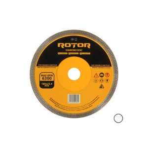 Disc diamantat pentru ceramica ultra subtire ROTOR 180*25,4 - Img 2