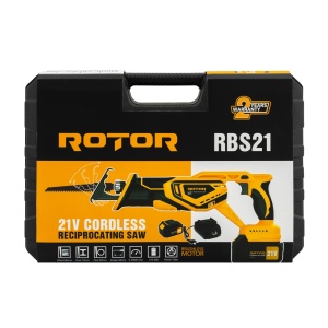 Fierastrau tip sabie cu acumulator ROTOR RBS21, 21 V/3 Ah, 750 W, 2900 rot/min - Img 11