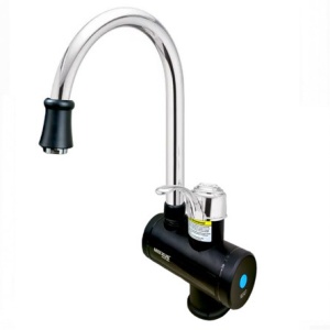 MIXXUS Electra 240-E Black robinet instant electric pentru apa, 3 kW din plastic si otel inoxidabil - Img 2