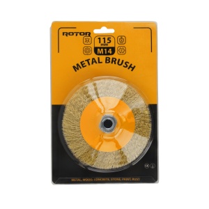 Perie de sarma conica ROTOR 115mm M14 - Img 2