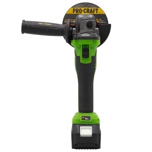 Polizor unghiular pe acumulator PROCRAFT PGA22 1 × acumulator 20V / 4Ah, Brushless - Img 2