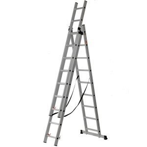 Scara multifunctionala 3x9 din aluminiu ROTOR KME309