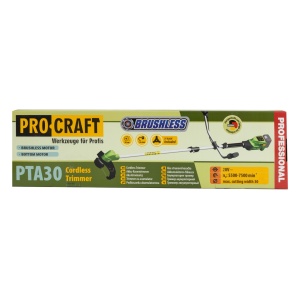 Trimmer pentru tuns iarba pe acumulator PROCRAFT PTA30 5500 – 7500 rpm NU contine acumulator si incarcator - Img 2