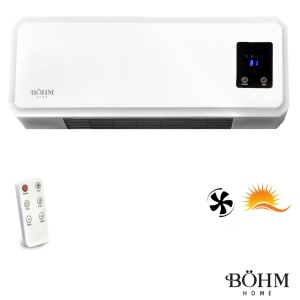 Aeroterma de perete BH2000 BÖHM , doua trepte de putere 1000/2000W, Timer 1-12 H , suprafata de incalzire 20-25 m² - Img 4