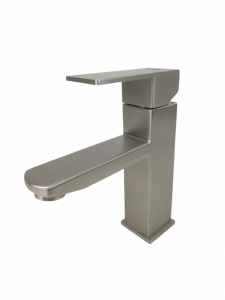 Baterie lavoar MIXXUS KUB-001 din otel inoxidabil, Monocomanda, Racorduri incluse - Img 2