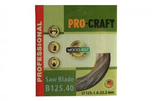 Disc diamantat pentru lemn Procraft B125.40