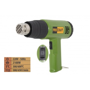 Feon industrial PROCRAFT PH2100 , 1500 W, 300\600°C - Img 3