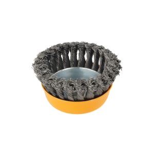 Perie de sarma tip cupa cu noduri rasucite ROTOR 100mm M14 - Img 3