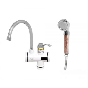Robinet electric Elefant SC30H35X Para dus, 3000W, Afisaj LED, Cartus ceramic, Temperatura apa 30-40 grade - Img 3