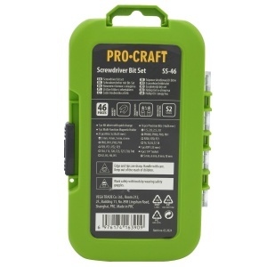 Set de biți PROCRAFT (46 piese) SS-46 - Img 4