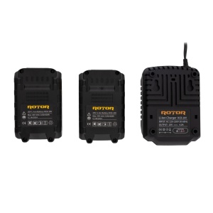 Set incarcator 20V cu acumulator 20V/2Ah RCB-20V ROTOR - Img 3