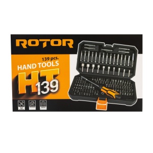 Set trusa biti,139 piese ROTOR HT139 - Img 2