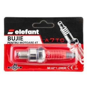 A7TC Bujie pentru motare 4T, M10*1MM, Elefant - Img 2