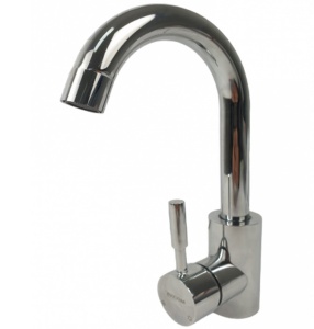Baterie bucatarie MIXXUS SUS-011-B CHROME din otel inoxidabil, Monocomanda, Racorduri incluse - Img 2