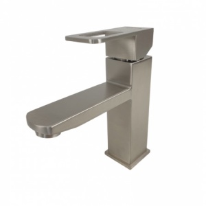 Baterie lavoar MIXXUS FIT-001 din otel inoxidabil, Monocomanda, Racorduri incluse - Img 2