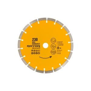 DISC DIAMANTAT 230x2.6x10x22.23 Segmentat Rotor - Img 2