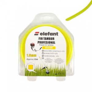 FIR TAMBUR (PATRAT YELLOW) 1.6 mm x 15m, Elefant - Img 1