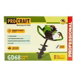 Motoburghiu Procraft GD68, 1900 W,2800-3200 rot/min,63 cc, 2 T - Img 2