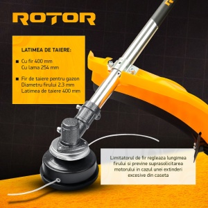 Motocoasa pe benzina R5500 ROTOR 4.7 CP , 5500 Watti - Img 5