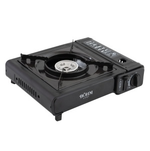 Plita cu un arzator pe gaz Camping BÖHM BG-K-001+L, GPL, 2.3 kW, Racord metalic extern pentru furtun de gaz - Img 4