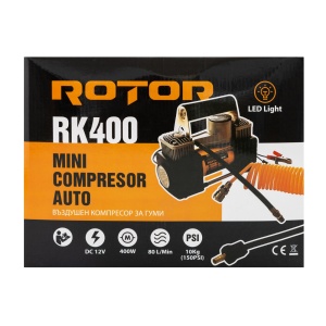 RK400 ROTOR Mini compresor auto 80L/MIN - Img 8