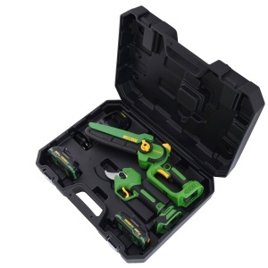 Set foarfecă de grădină și fierăstrău cu lanț pe acumulator PARTNERPRO PP-FF 5 IN 1, 2 acumulatori 20 V/2Ah Brushless - Img 11