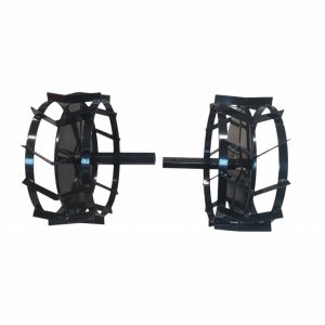 Set roti metalice 470x195 cu manicot, diametru ax 33mm, Elefant - Img 2