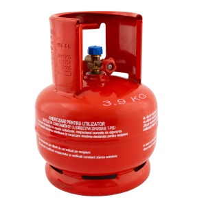 Butelie camping din metal cu talpa si guler de protectie pentru conector 5L ELEFANT