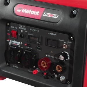 Generator invertor cu sudură ELEFANT ZH4500i-W, Iesire curent 3,3 kW, Siguranta de pornire, Indicator de benzina, Invertor de sudura incorporat - Img 2