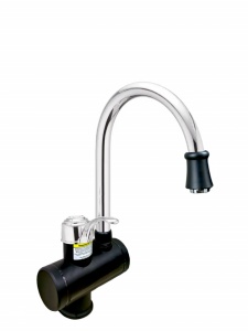 MIXXUS Electra 240-E Black robinet instant electric pentru apa, 3 kW din plastic si otel inoxidabil - Img 3