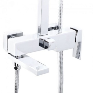 MIXXUS PREMIUM FRANCO 009-J baterie baie cu coloana de dus din alama - Img 2