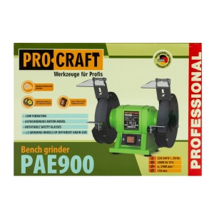 PAE900 polizor de banc PROCRAFT, produsul contine taxa timbru verde 2.5 Ron, 5 kg - Img 3
