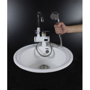 Robinet electric Elefant SC30H35X Para dus, 3000W, Afisaj LED, Cartus ceramic, Temperatura apa 30-40 grade