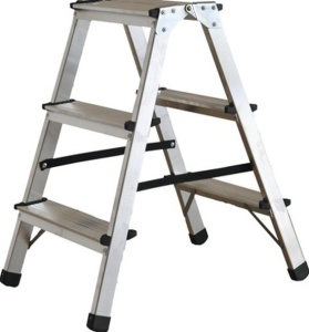 Scara cu doua trepte duble din aluminiu KMH1203