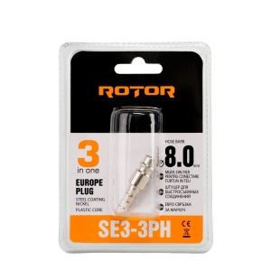 SE3-3PH Mufa rapida tata cu stut pentru conectare furtun in teu R8 ROTOR - Img 2