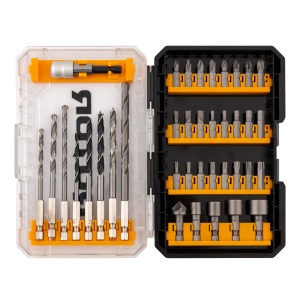 Set biti, tubulare si burghie, 38 piese ROTOR RBB38 - Img 1
