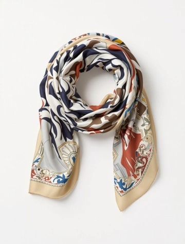Como-Printed Silk Scarf [DEMO]