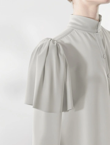 Silk Charmeuse Blouse [DEMO]