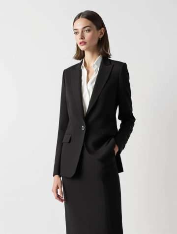 Skirt Suit in Italian Wool [DEMO]