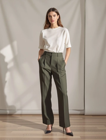 Wool Twill Trousers [DEMO]
