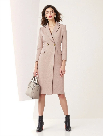 Tailored Wool Sheath Dress [DEMO]